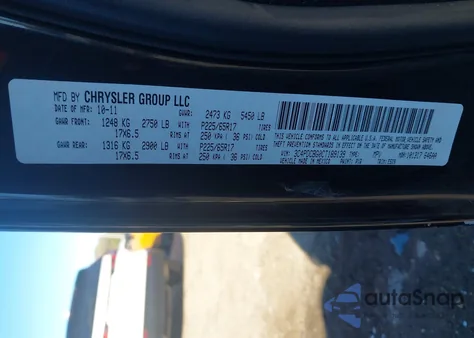 2012 Dodge Journey Sxt z USA, uszkodzony, nr VIN 3C4PDCBG0CT189139